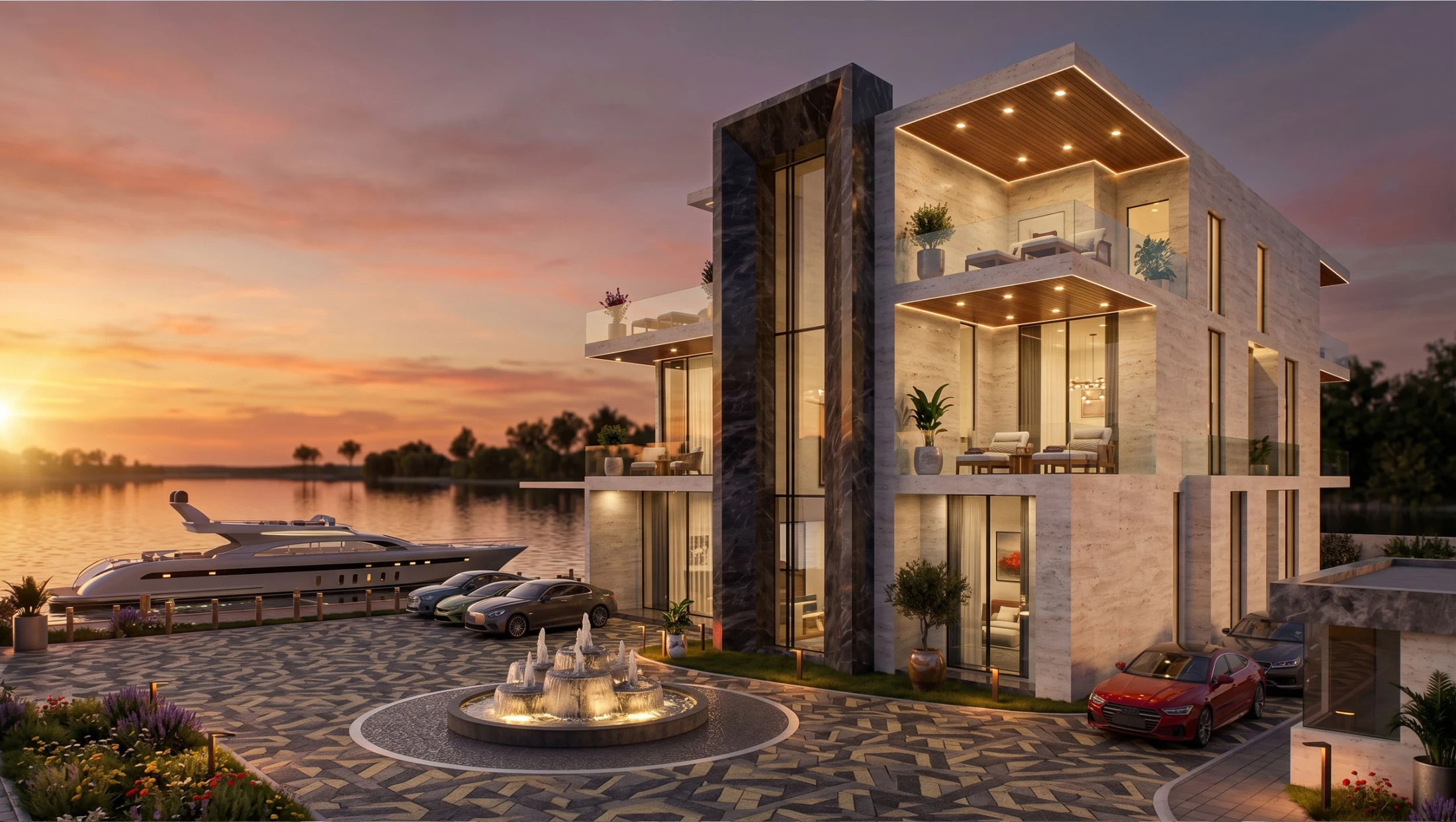 Architectural visualization by Waseem Dabbas