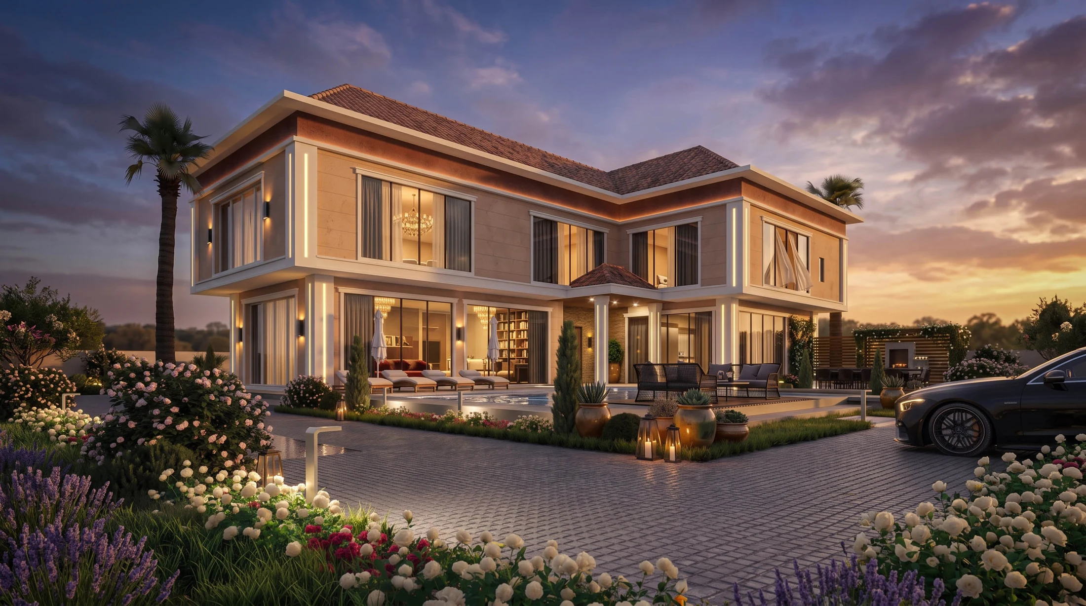 Architectural visualization by Waseem Dabbas